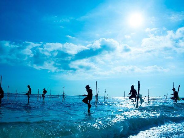 Sri Lanka y Maldivas en invierno - Pescadores de weligama