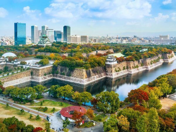 Mejor época para viajar a Japón - Osaka Castillo